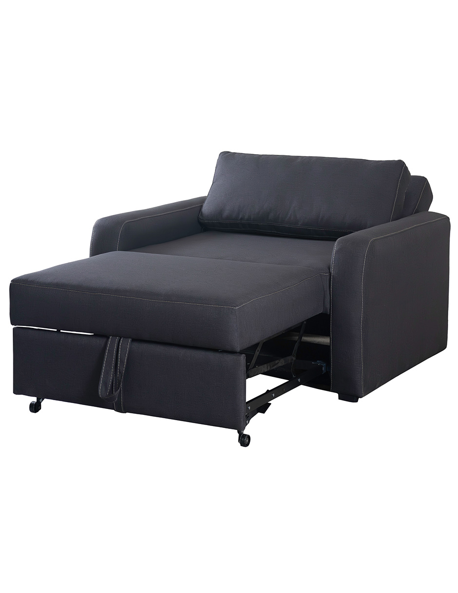 Foto 2 pulgar | Sofa Cama M & E Muebles Franco Sillon Gris Oxford Individual 3 Posiciones