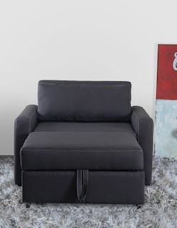 Foto 4 | Sofa Cama M & E Muebles Franco Sillon Gris Oxford Individual 3 Posiciones