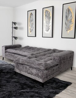 Foto 3 | Sala Esquinera M & E Muebles Jennifer Gris Oxford Derecha 3 Posiciones
