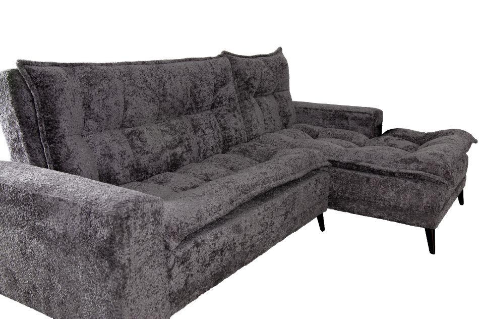 Foto 8 pulgar | Sala Esquinera M & E Muebles Jennifer Gris Oxford Derecha 3 Posiciones