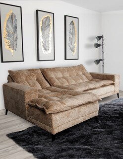 Foto 2 | Sala Esquinera M & E Muebles Jennifer Beige Izquierda 3 Posiciones
