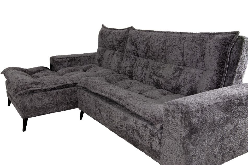 Foto 8 pulgar | Sala Esquinera M & E Muebles Jennifer Gris Oxford Izquierda 3 Posiciones
