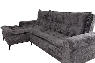 Foto 7 | Sala Esquinera M & E Muebles Jennifer Gris Oxford Izquierda 3 Posiciones