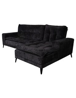 Foto 1 | Sala Esquinera M & E Muebles Jennifer Negro Derecha 3 Posiciones