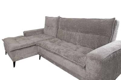Foto 7 | Sala Esquinera M & E Muebles Jennifer Gris Claro Izquierda 3 Posiciones
