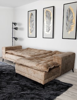 Foto 3 | Sala Esquinera M & E Muebles Jennifer Beige Derecha 3 Posiciones