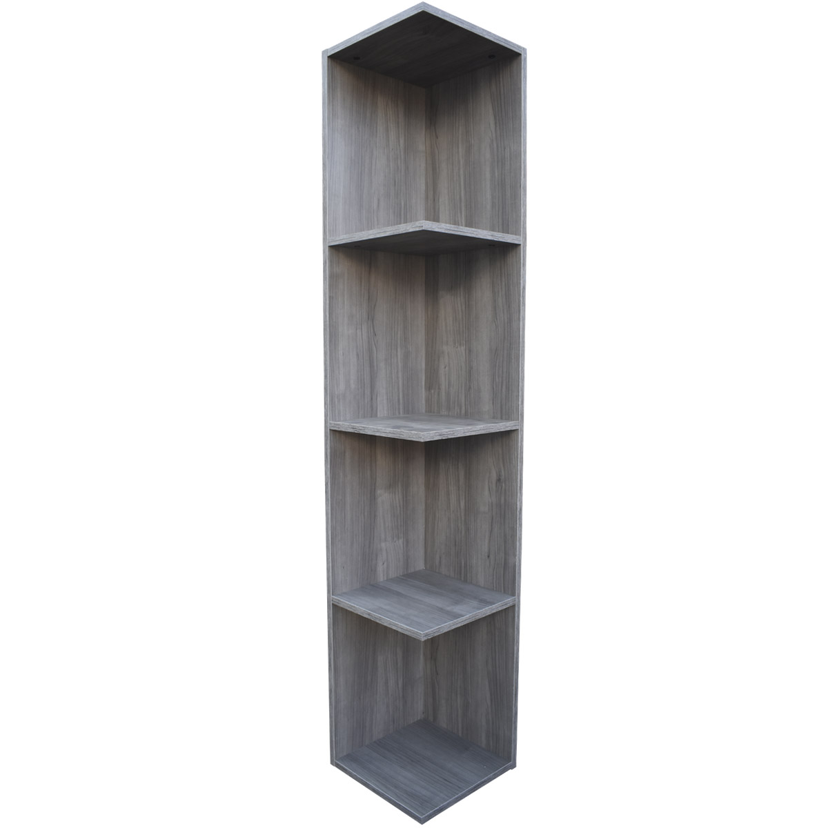 Foto 9 pulgar | Mueble Esquinero Hogare con Repisas Gris