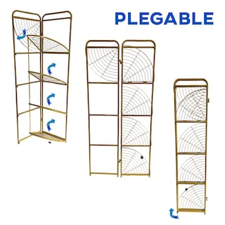 Foto 3 | Estante Esquinero Estantería Plegable 5 Niveles