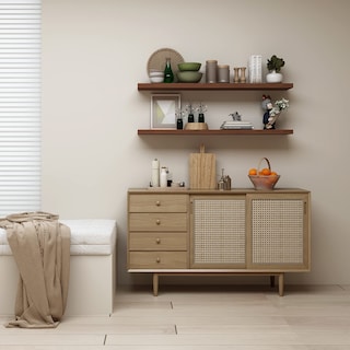Foto 2 | Juego De Estantes Flotantes Welland Allen De Madera Recuperada Profunda, 8 Unidades - Venta Internacional.