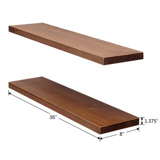 Foto 7 | Juego De Estantes Flotantes Welland Allen De Madera Recuperada Profunda, 8 Unidades - Venta Internacional.