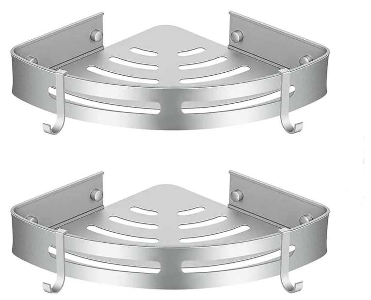 2 Xtellar Piezas Estante Para Baño Esquinero Regadera Cocina