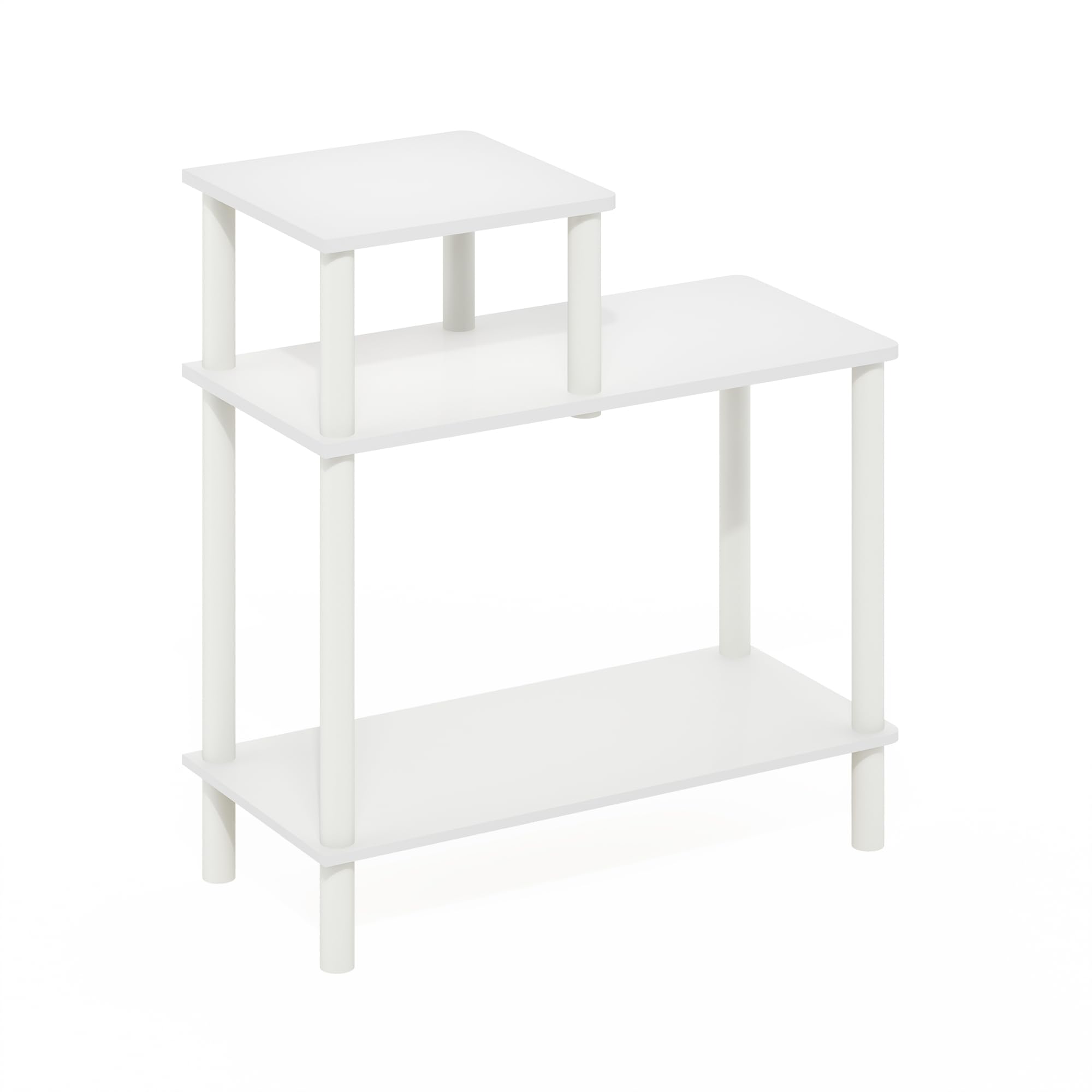Mesa Auxiliar Furinno 3 Niveles Blanco - Venta Internacional