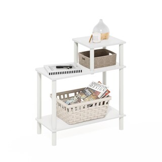 Foto 5 | Mesa Auxiliar Furinno 3 Niveles Blanco - Venta Internacional