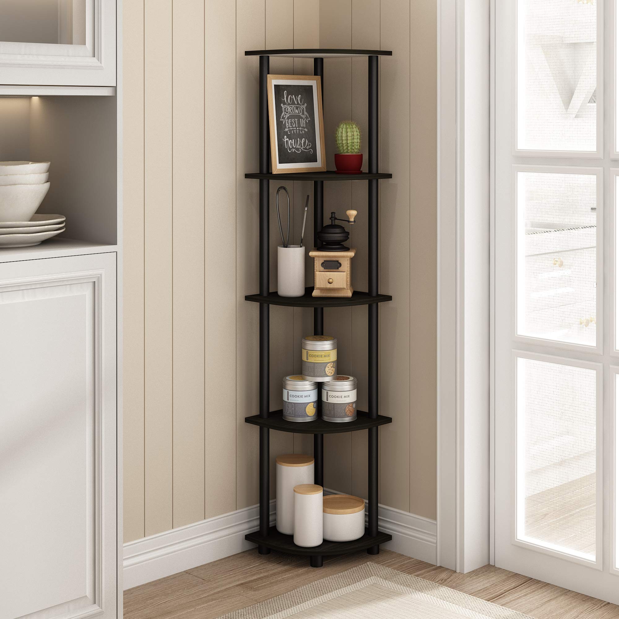 Foto 3 | Esquinero Furinno Negro-Venta Internacional