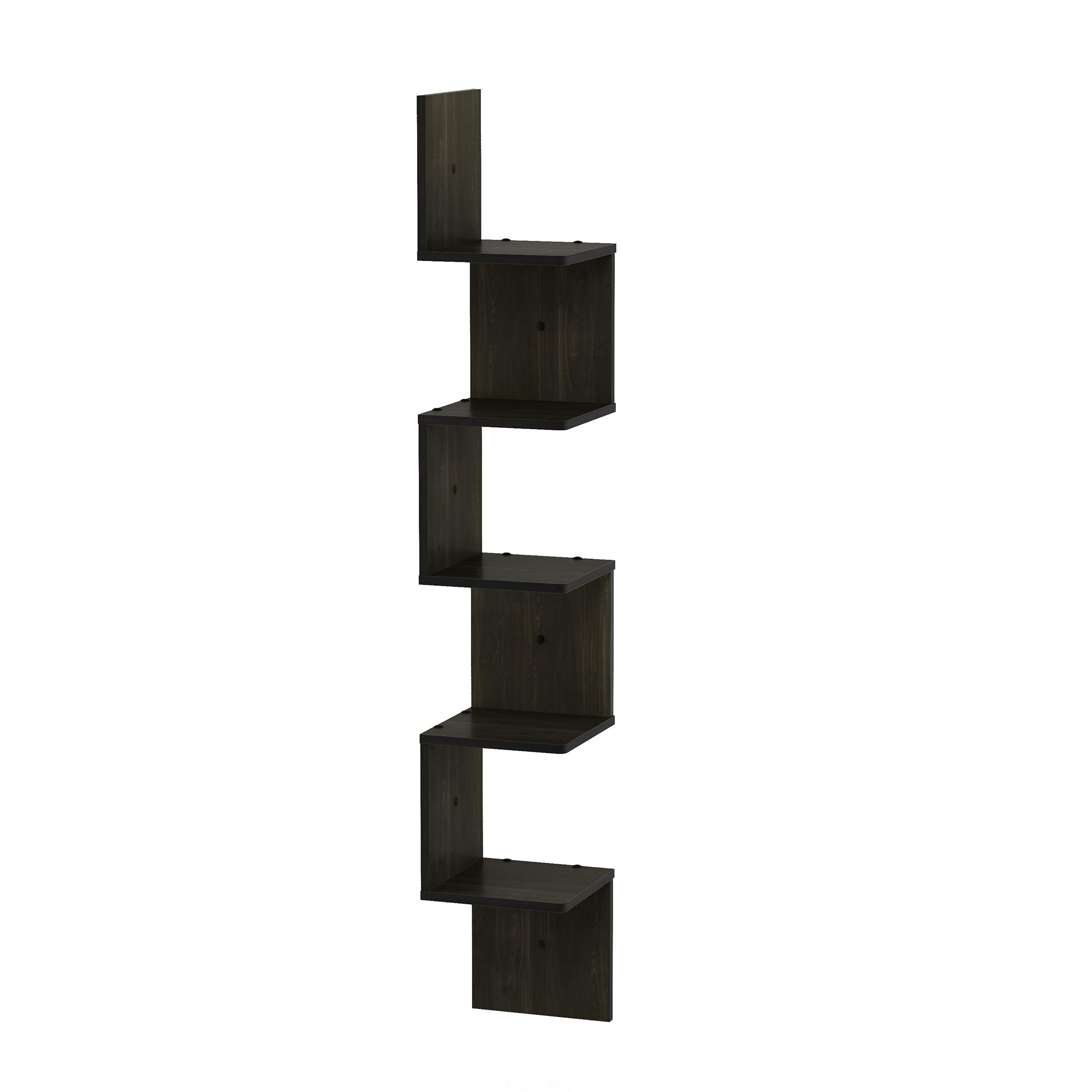 Foto 1 | Estante De Esquina Flotante Furinno Rossi Para Montaje En Pared, 5 Niveles - Venta Internacional.