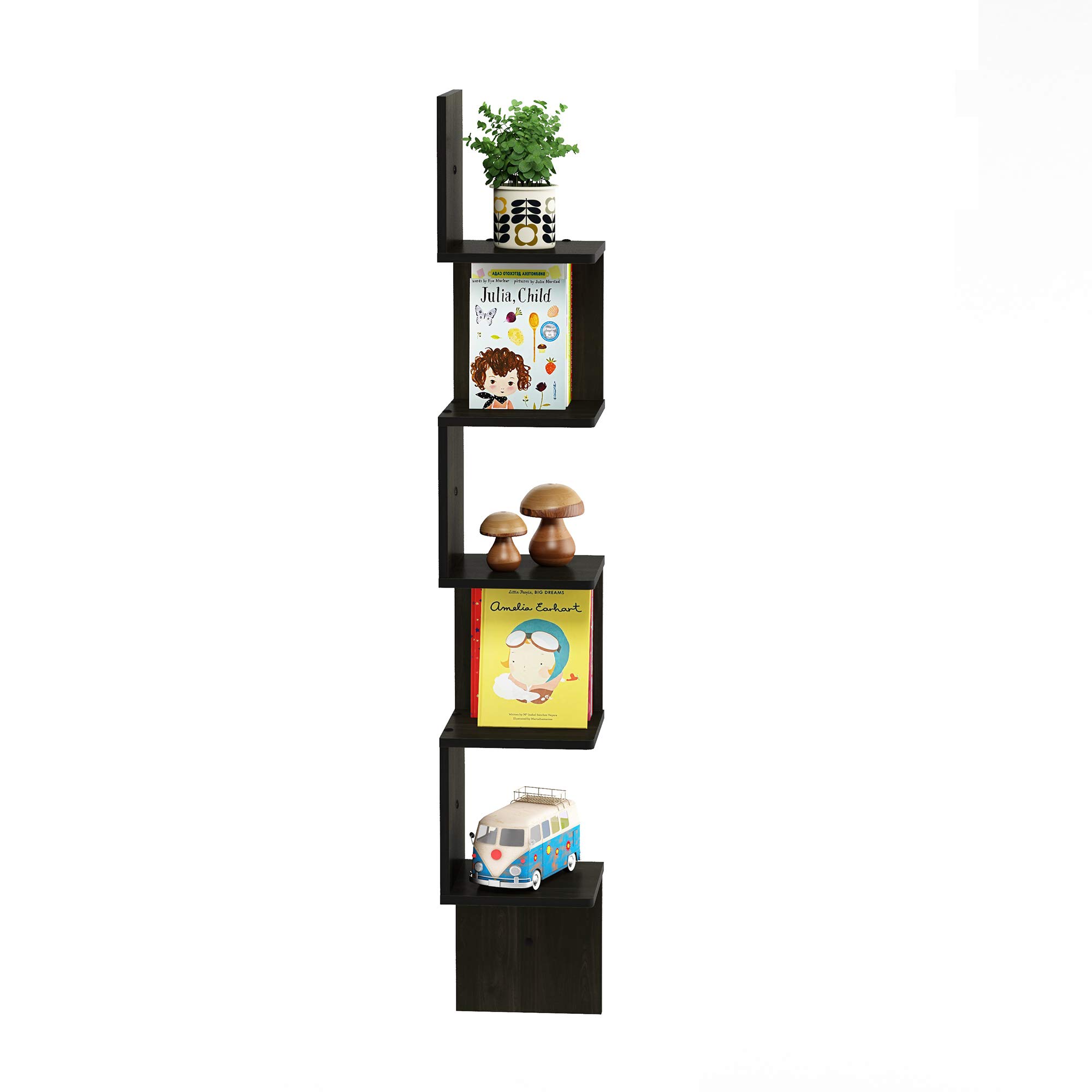 Foto 7 | Estante De Esquina Flotante Furinno Rossi Para Montaje En Pared, 5 Niveles - Venta Internacional.