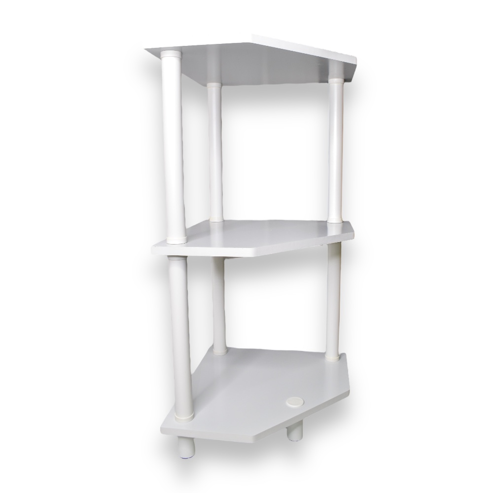 Foto 5 pulgar | Estante Adptable Esquinero Prat-k 35x35x75 Cm Blanco