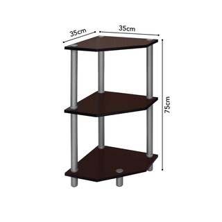 Foto 1 | Estante Adptable Esquinero Prat-k 35x35x75 Cm Café