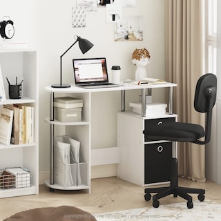 Foto 3 | Estante de Plástico Furinno Turn-S-Tube de 3 Niveles - Venta Internacional