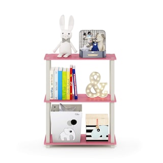 Foto 6 | Estante de Plástico Furinno Turn-S-Tube de 3 Niveles - Venta Internacional