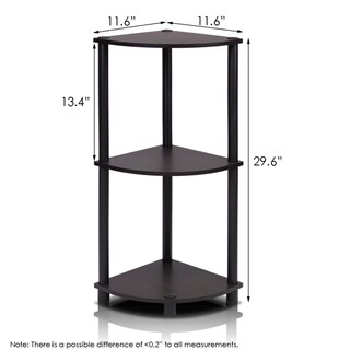 Foto 4 | Estantería Esquinera Furinno Turn-N-Tube 3 Niveles - Venta Internacional