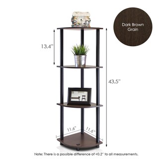 Foto 5 | Estantería Esquinera Furinno Turn-N-Tube 3 Niveles - Venta Internacional