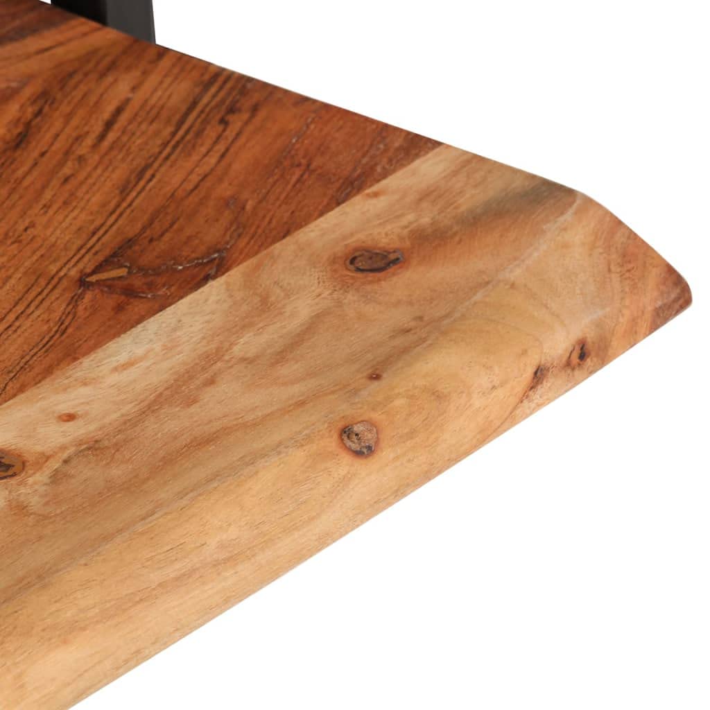 Foto 8 pulgar | Estantería De Pared Vidaxl De Madera Maciza De Acacia Y Acero  40 X 24 X 35 Cm  2 Unidades - Venta Internacional.