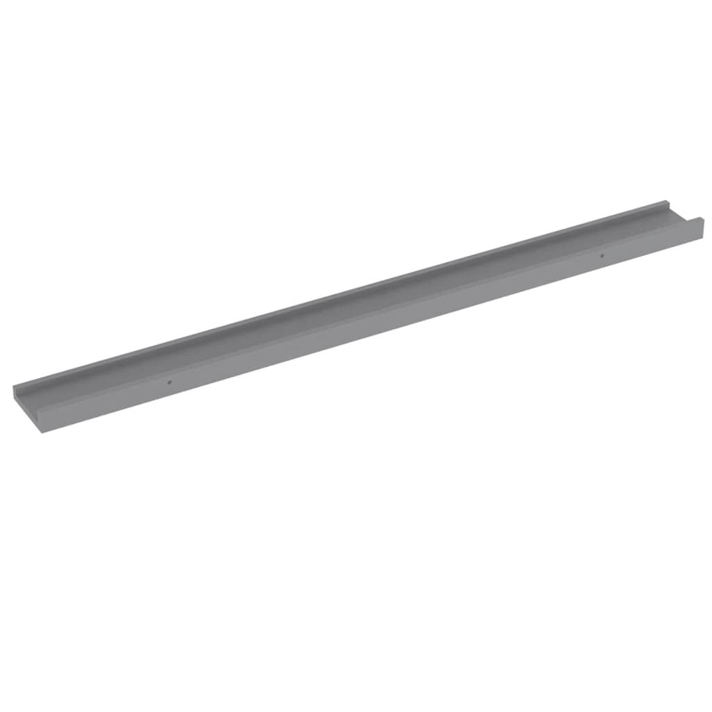Foto 6 pulgar | Estantería De Pared Vidaxl  Mdf Gris  39 4 X 3 5 X 1 2 Cm (2 Unidades) - Venta Internacional.