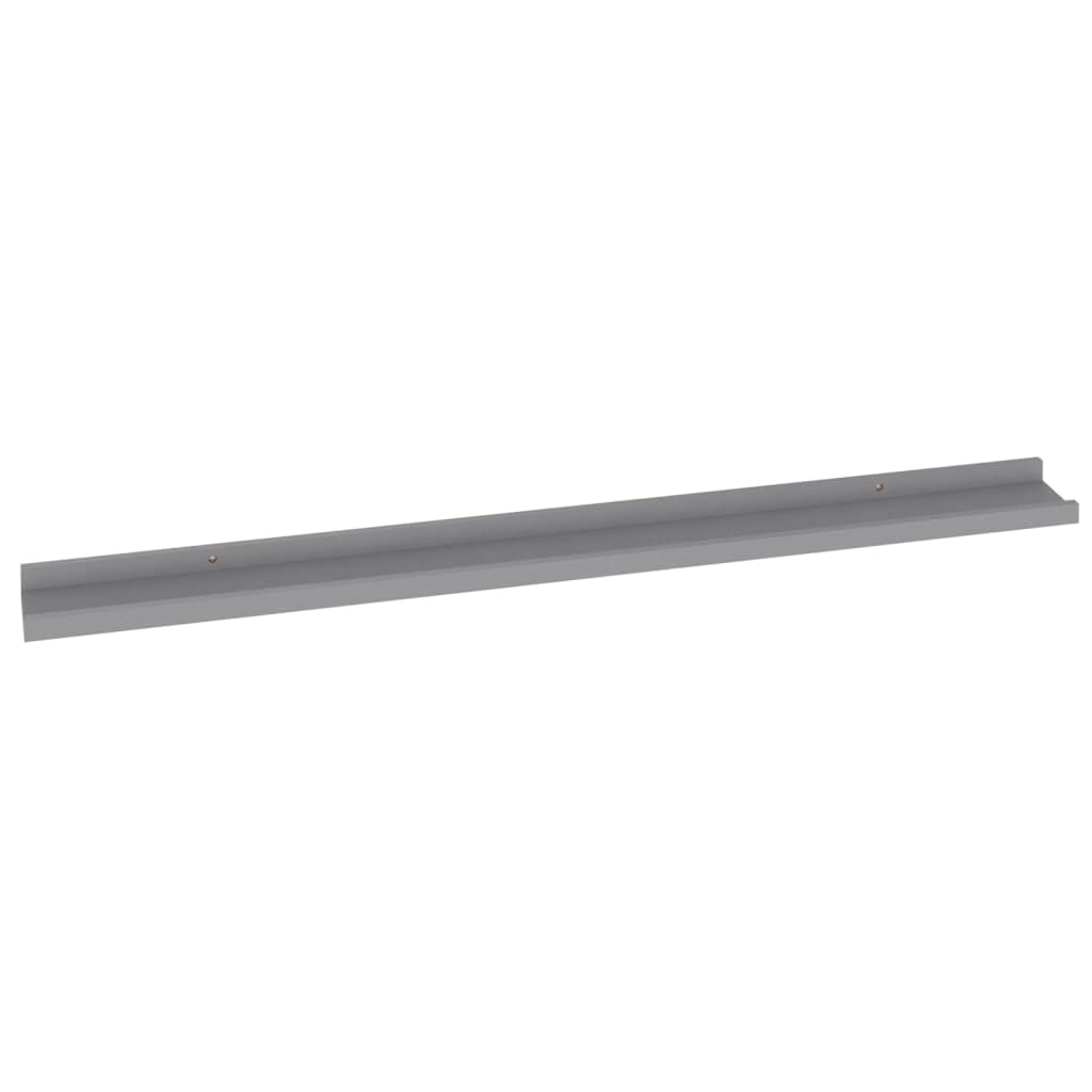 Foto 7 pulgar | Estantería De Pared Vidaxl  Mdf Gris  39 4 X 3 5 X 1 2 Cm (2 Unidades) - Venta Internacional.