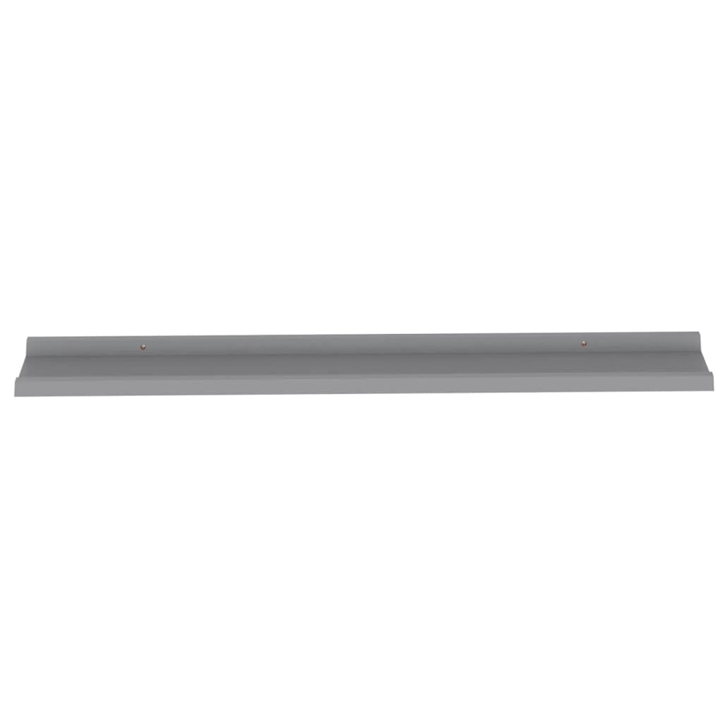 Foto 8 pulgar | Estantería De Pared Vidaxl  Mdf Gris  39 4 X 3 5 X 1 2 Cm (2 Unidades) - Venta Internacional.