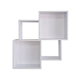 Foto 2 | Repisa Decorativa Trick! Cubos Minimalista de Melamina color Blanco