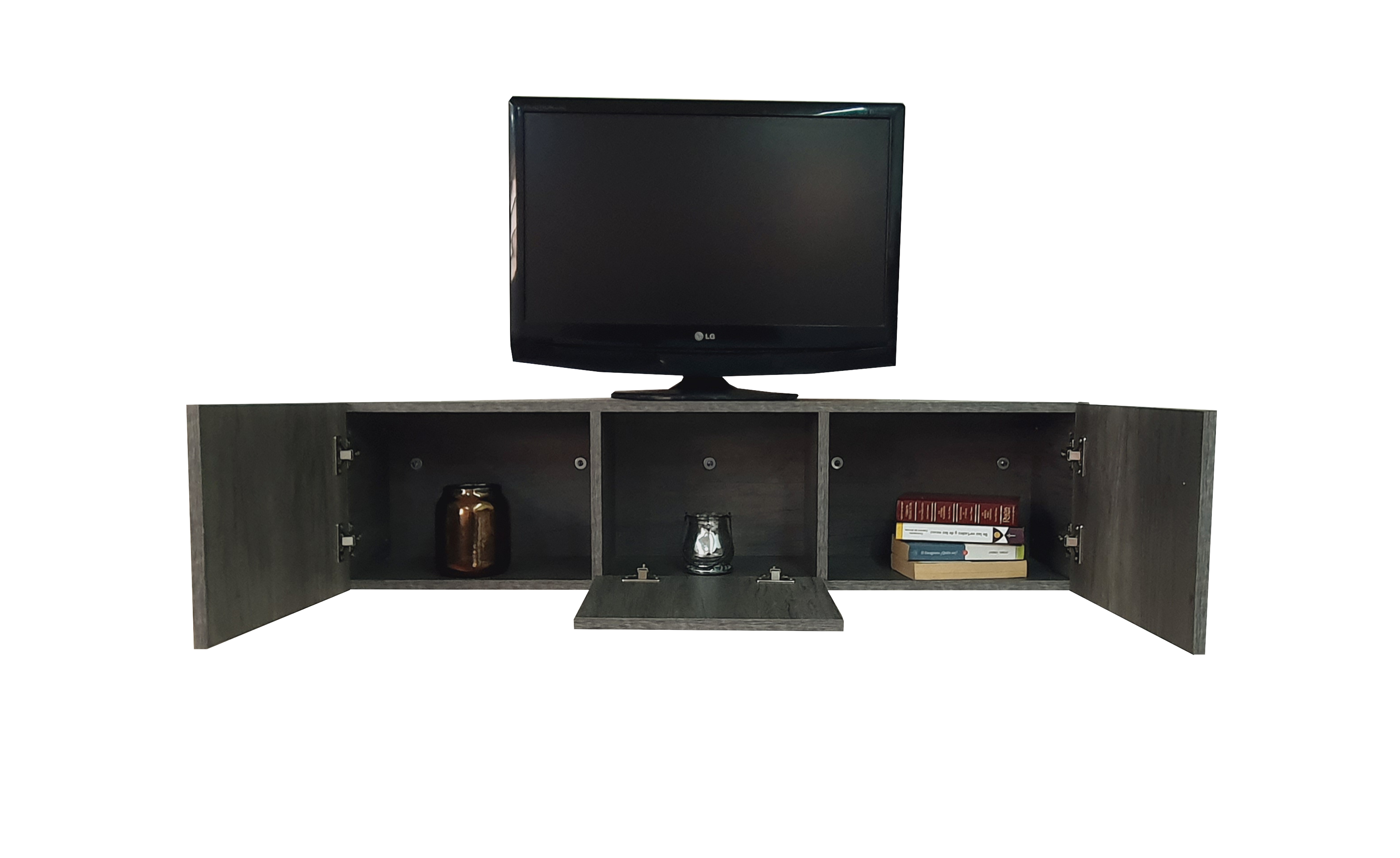 Foto 6 pulgar | Mueble Minimalista para Tv Genérica con 3 Puertas