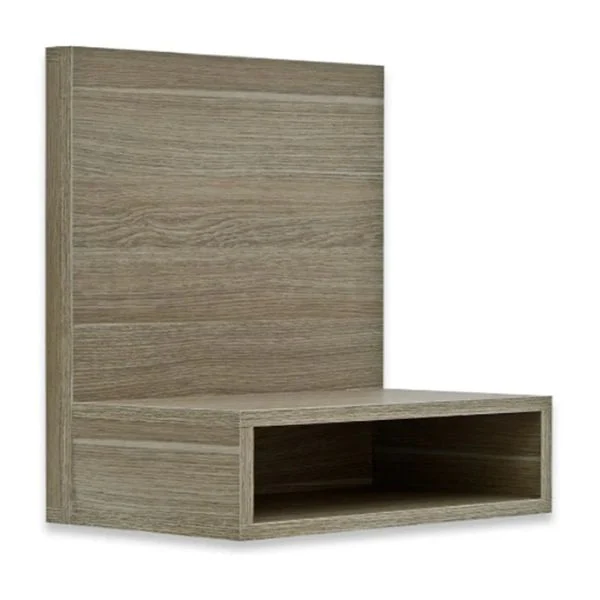 Repisa Flotante Empotrable En Pared Pagoda Minimalista Marrón