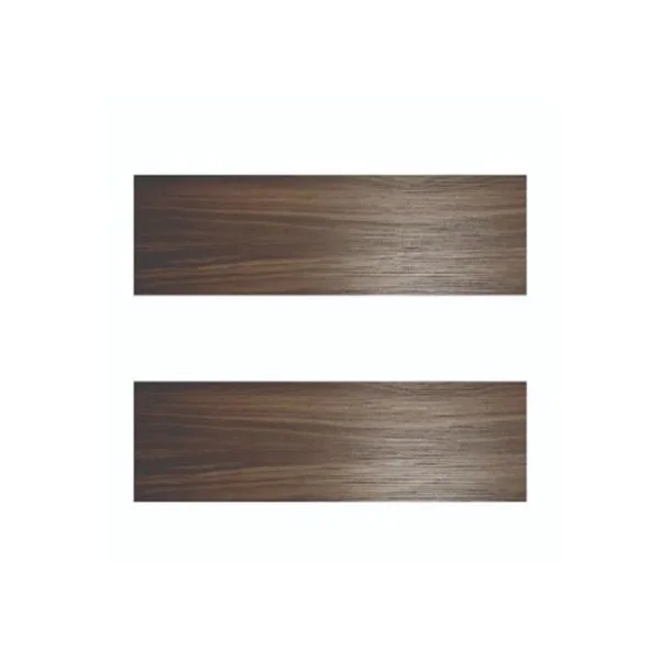 Set De 2 Repisas Flotantes Pagoda Empotrables En Pared Minimalista Marrón