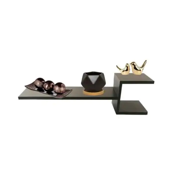 Foto 1 | Repisa Flotante Empotrable En Pared Pagoda Minimalista Marrón