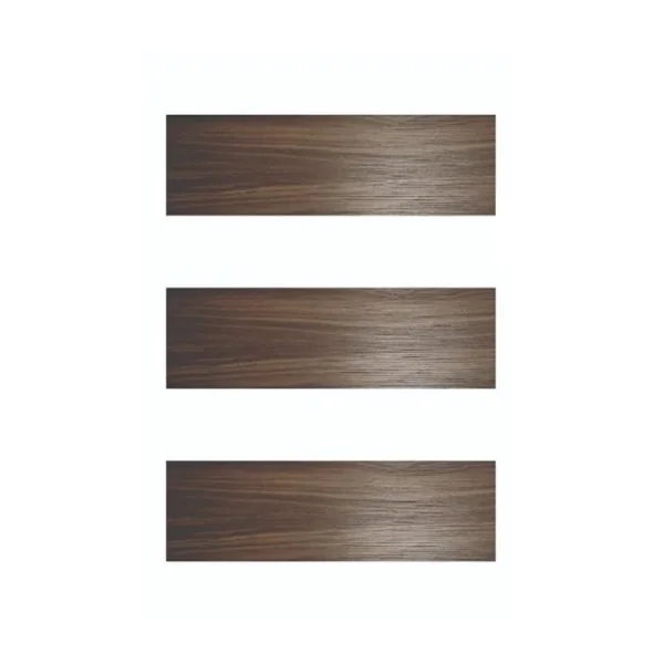 Set De 3 Repisas Flotantes Pagoda Empotrables En Pared Minimalista Marrón
