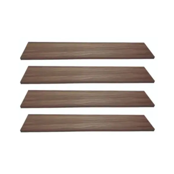 Foto 1 | Set De 4 Repisas Flotantes Pagoda Minimalista Marrón