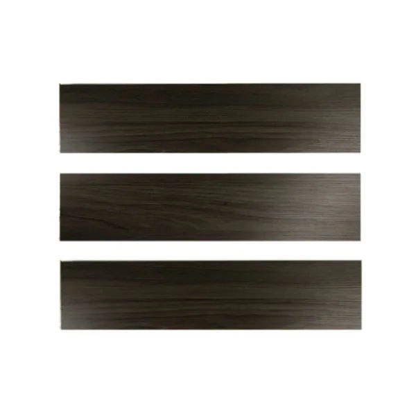 Set 3 Repisas Flotantes Pagoda Empotrables color Chocolate Minimalista
