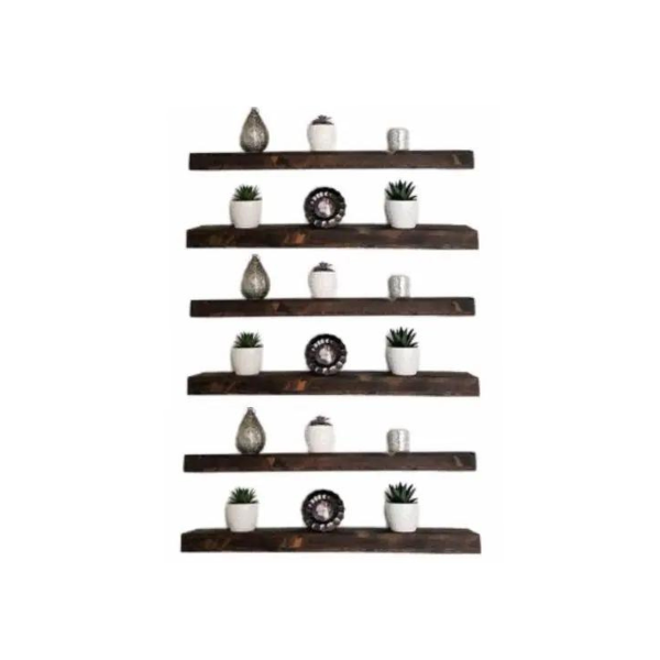 Foto 1 | Repisas Pagoda Minimalista color Marrón 6 Piezas