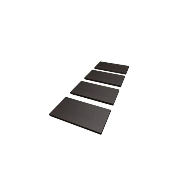 Foto 1 | Set 4 Repisas Flotantes Empotrables en Pared Artesano color Negro