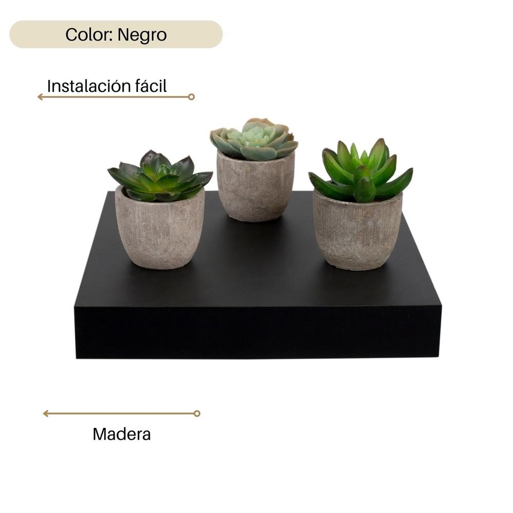 Foto 5 pulgar | Repisa Flotante Ellegance Houseware FS47821 color Negro