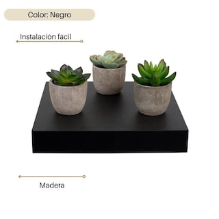 Foto 4 | Repisa Flotante Ellegance Houseware FS47821 color Negro