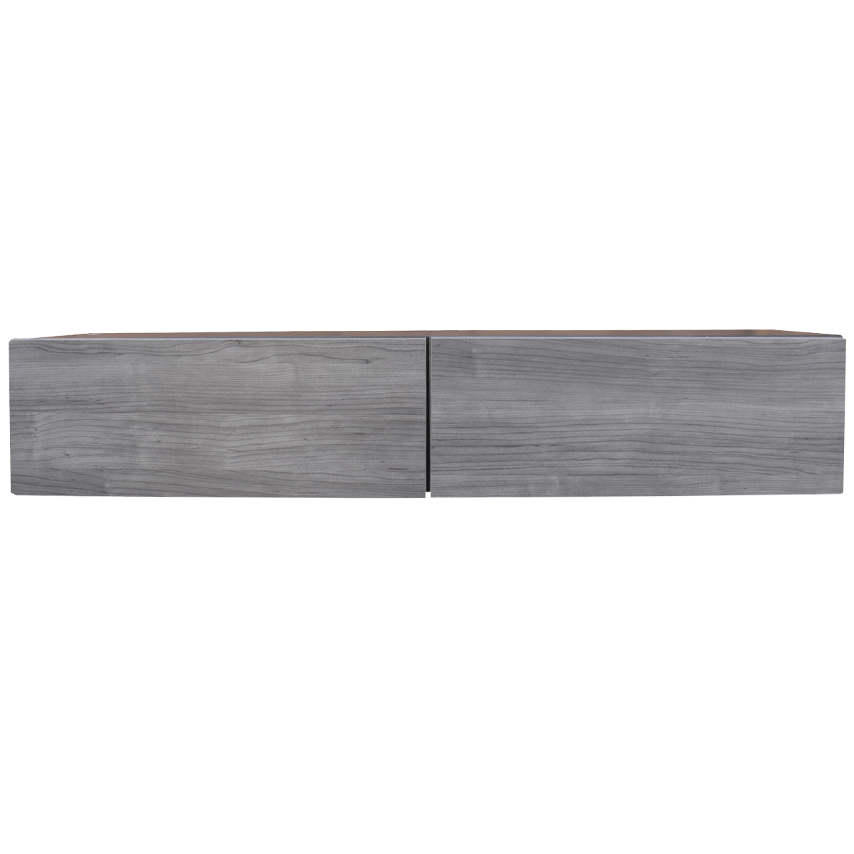 Foto 2 pulgar | Mueble Flotante 2 Puertas para Tv Hogare Moderno 120 cm Gris