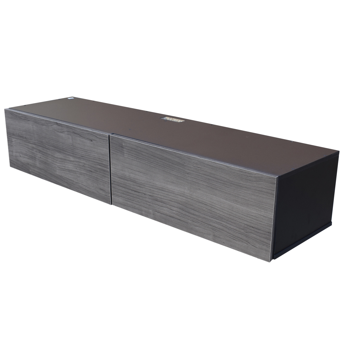 Foto 5 pulgar | Mueble Flotante 2 Puertas para Tv Hogare Moderno 120 cm Gris