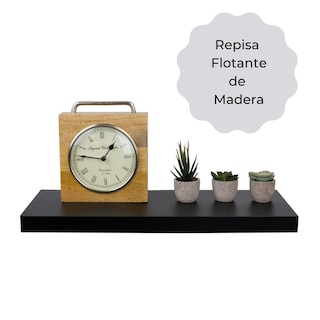Foto 2 | Repisa Flotante de Madera Ellegance Houseware FS47824 color Negro