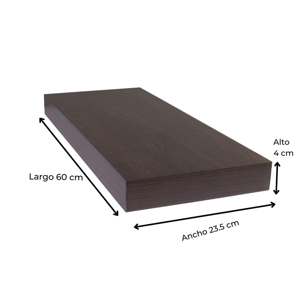 Foto 4 | Repisa Flotante de Madera Ellegance Houseware FS47824 color Negro