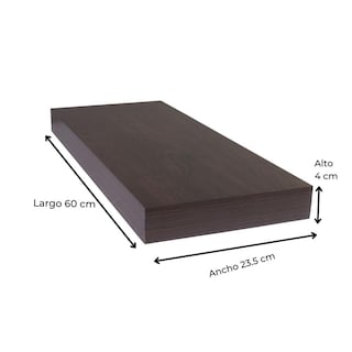 Foto 4 | Repisa Flotante de Madera Ellegance Houseware FS47824 color Negro