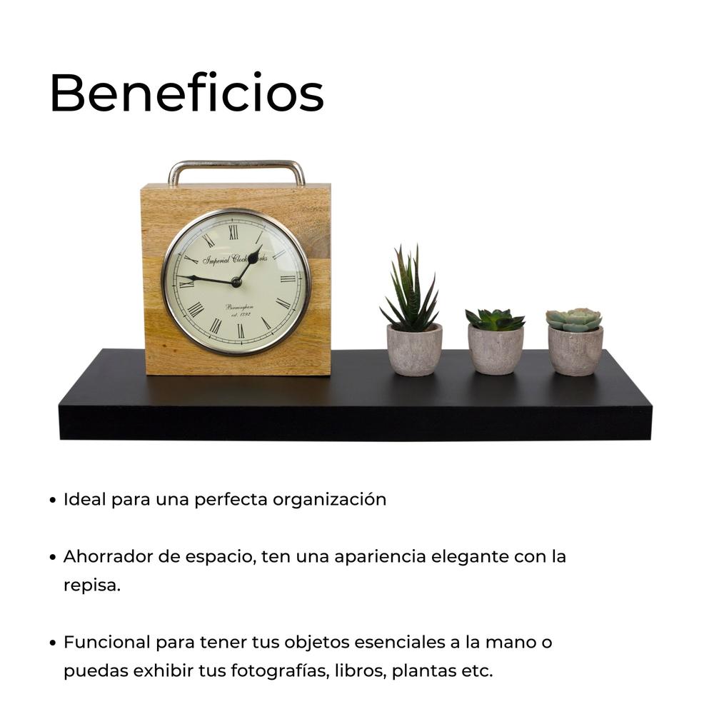 Foto 5 | Repisa Flotante de Madera Ellegance Houseware FS47824 color Negro