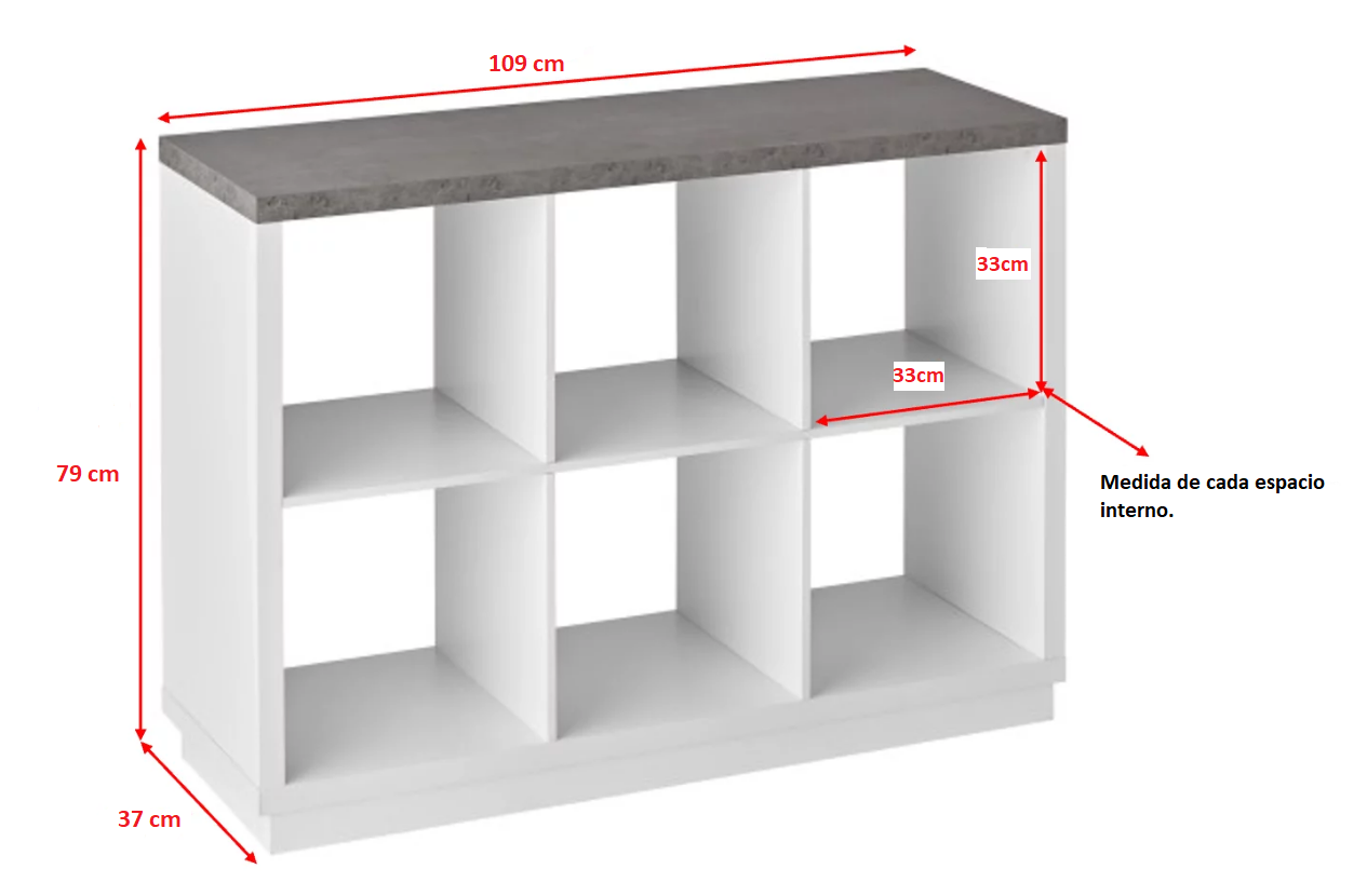 Foto 3 pulgar | Mueble Organizador TV Sala  VBG Madera Vinipiel Arena 6 modulos