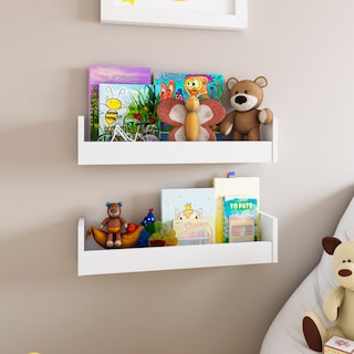 Foto 4 | Juego de Repisas Playcon OJ2RO6BF Tablero Liso Blanco 63 X 14 cm 2 Unidades